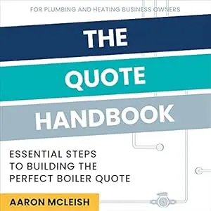 The Quote Handbook book cover - essential boiler quoting guide by Aaron McLeish